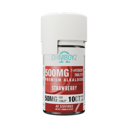 OHMBOYZ 7-Hydroxy Tablets 500mg Strawberry