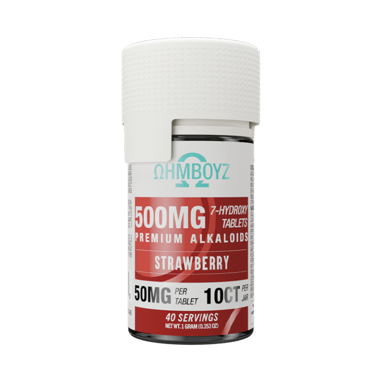 OHMBOYZ 7-Hydroxy Tablets 500mg Strawberry