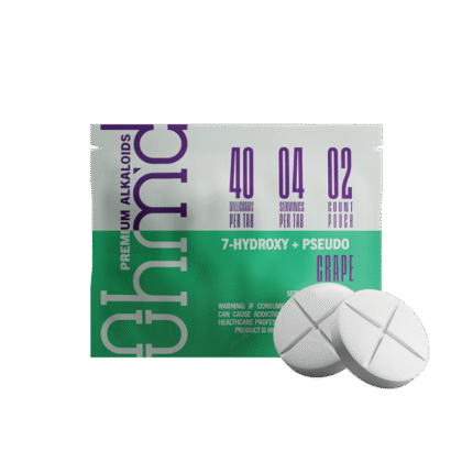 OHM'D 7-Hydroxy+Pseudo Tablets 80mg Grape
