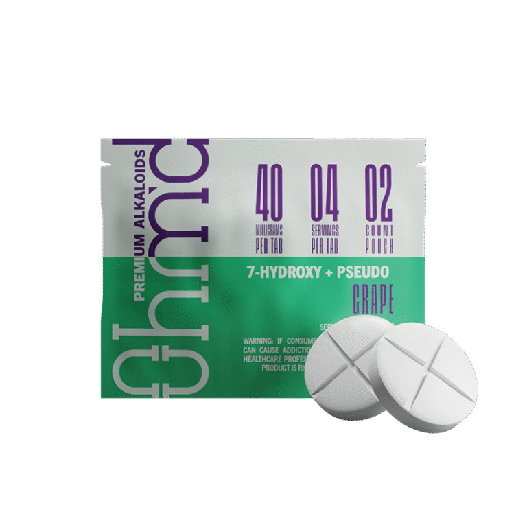 OHM'D 7-Hydroxy+Pseudo Tablets 80mg Grape