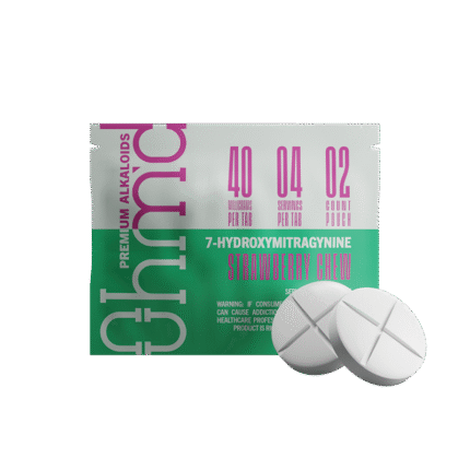 OHM'D 7-Hydroxy Tablets 80mg Strawberry