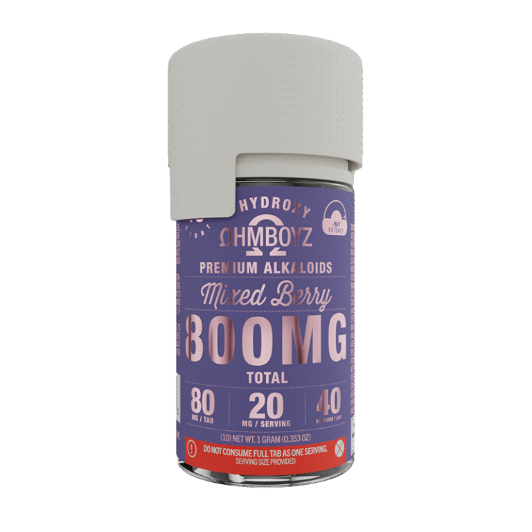 OHMBOYZ 7-Hydroxy Tablets 800mg Mixed Berry
