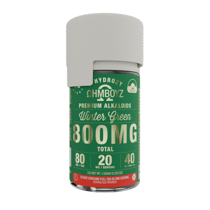 OHMBOYZ 7-Hydroxy Tablets 800mg Winter Green